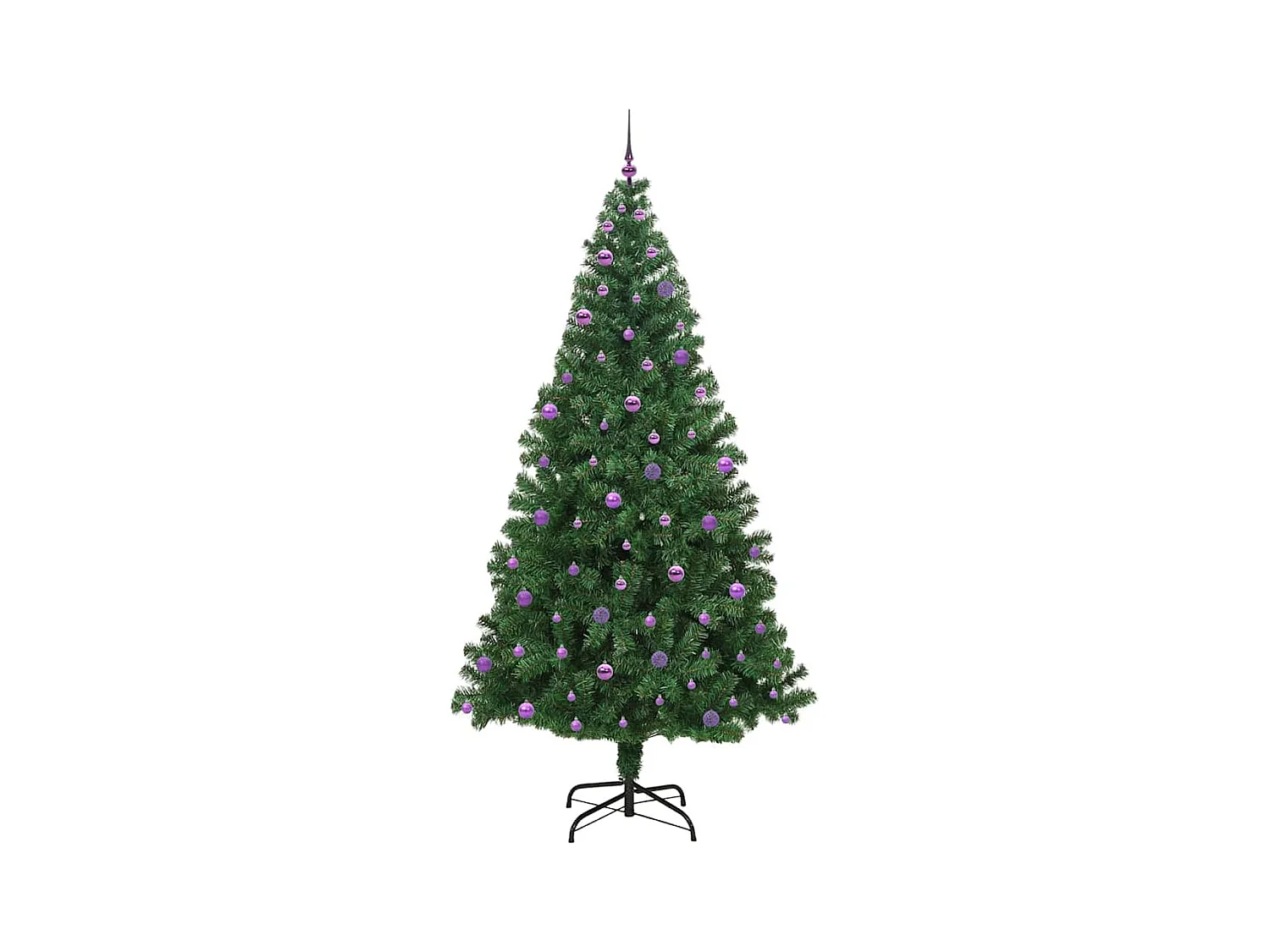 Sapin de Noël artificiel Vert 240 cm PVC, Acier et Plastique