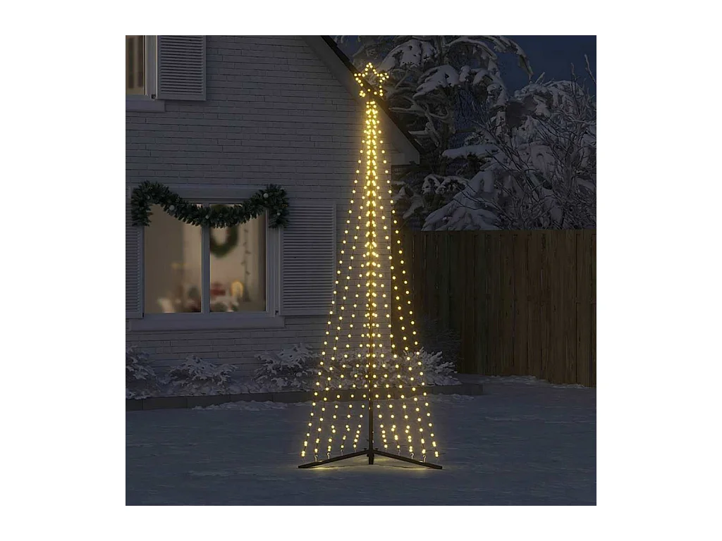 LED-kerstboom 495 LEDs warm wit 300,5 cm