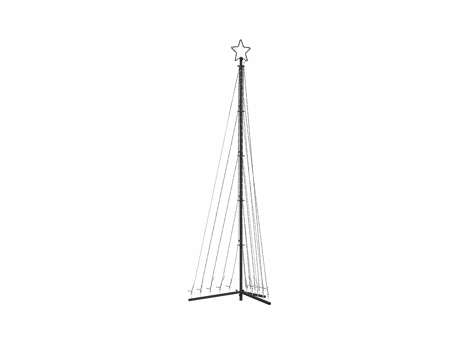 LED-kerstboom 495 LEDs warm wit 300,5 cm