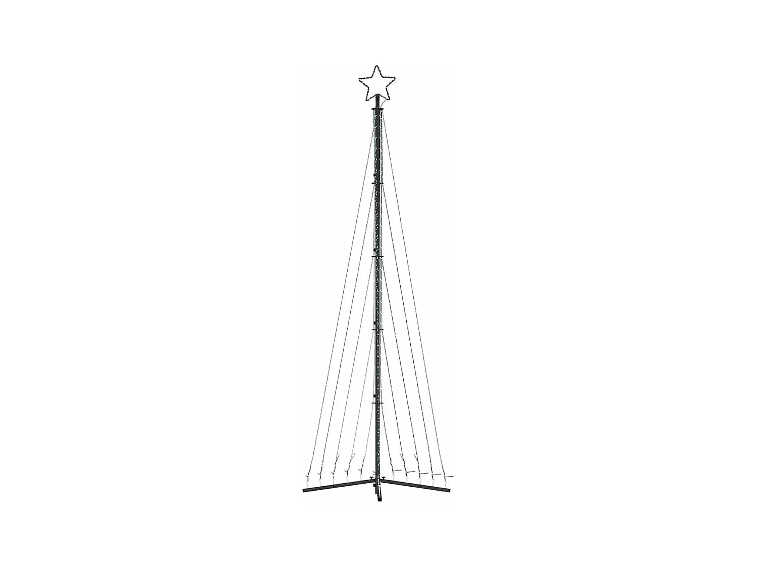 LED-kerstboom 495 LEDs warm wit 300,5 cm