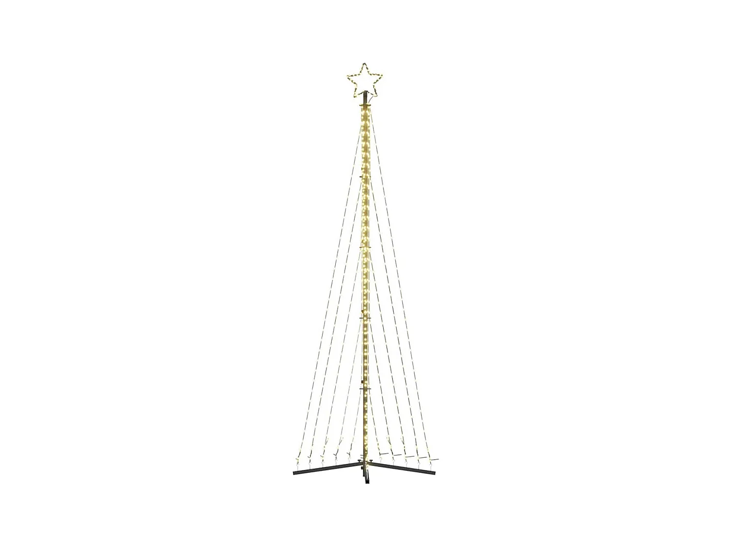 LED-kerstboom 495 LEDs warm wit 300,5 cm