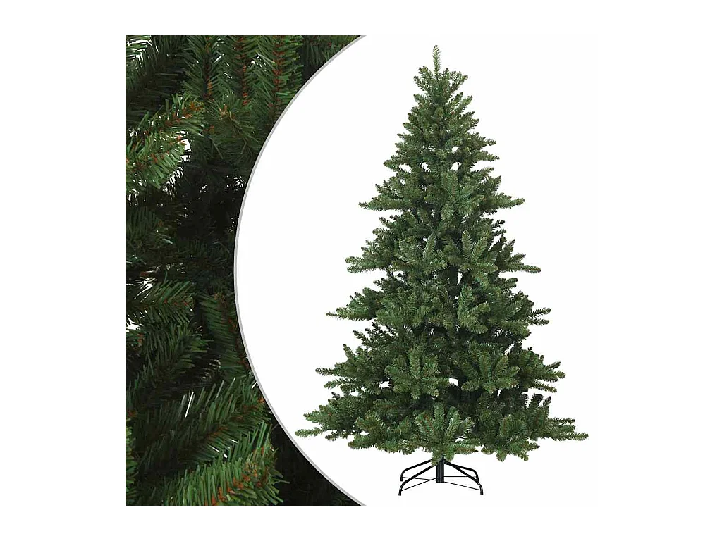 Árvore de Natal Articulada Artificial Verde 210 cm PVC, aço