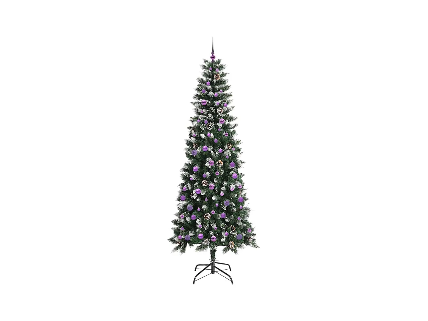 Sapin de Noël artificiel avec 300 LED Vert 96 x 96 x 240 cm