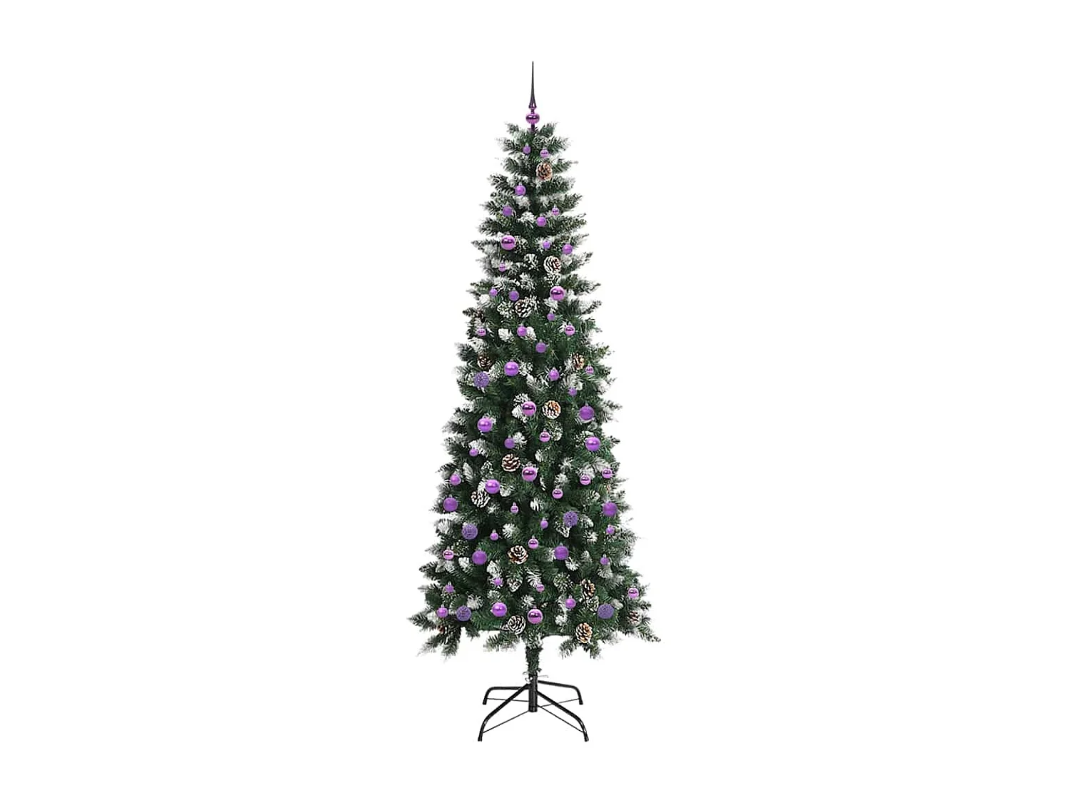 Sapin de Noël artificiel avec 300 LED Vert 96 x 96 x 240 cm