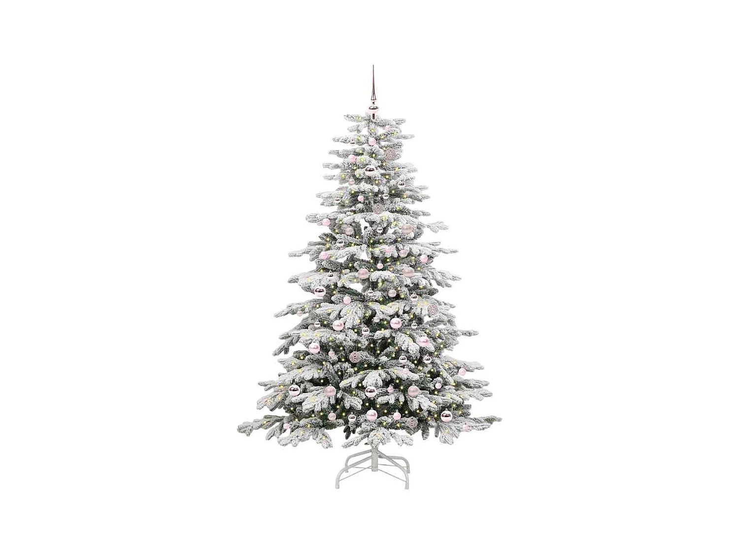 Árbol de Navidad artificial con ramas articuladas 210 cm