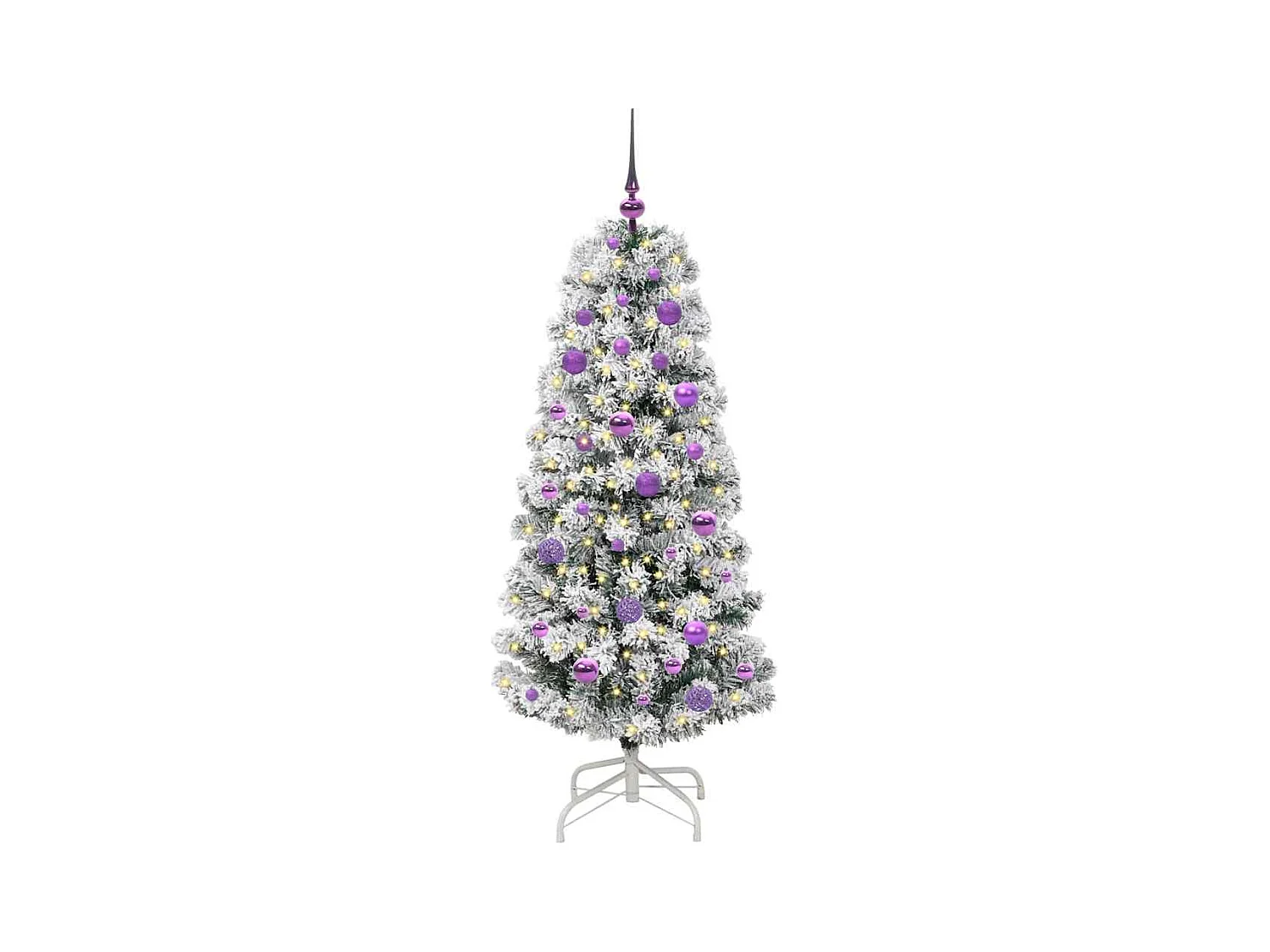 Árbol de Navidad artificial con ramas articuladas 150 cm PVC