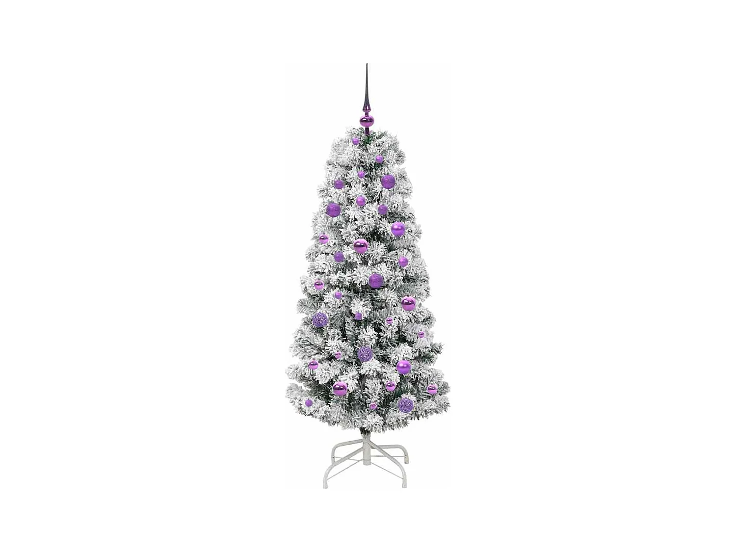 Árbol de Navidad artificial con ramas articuladas 150 cm PVC