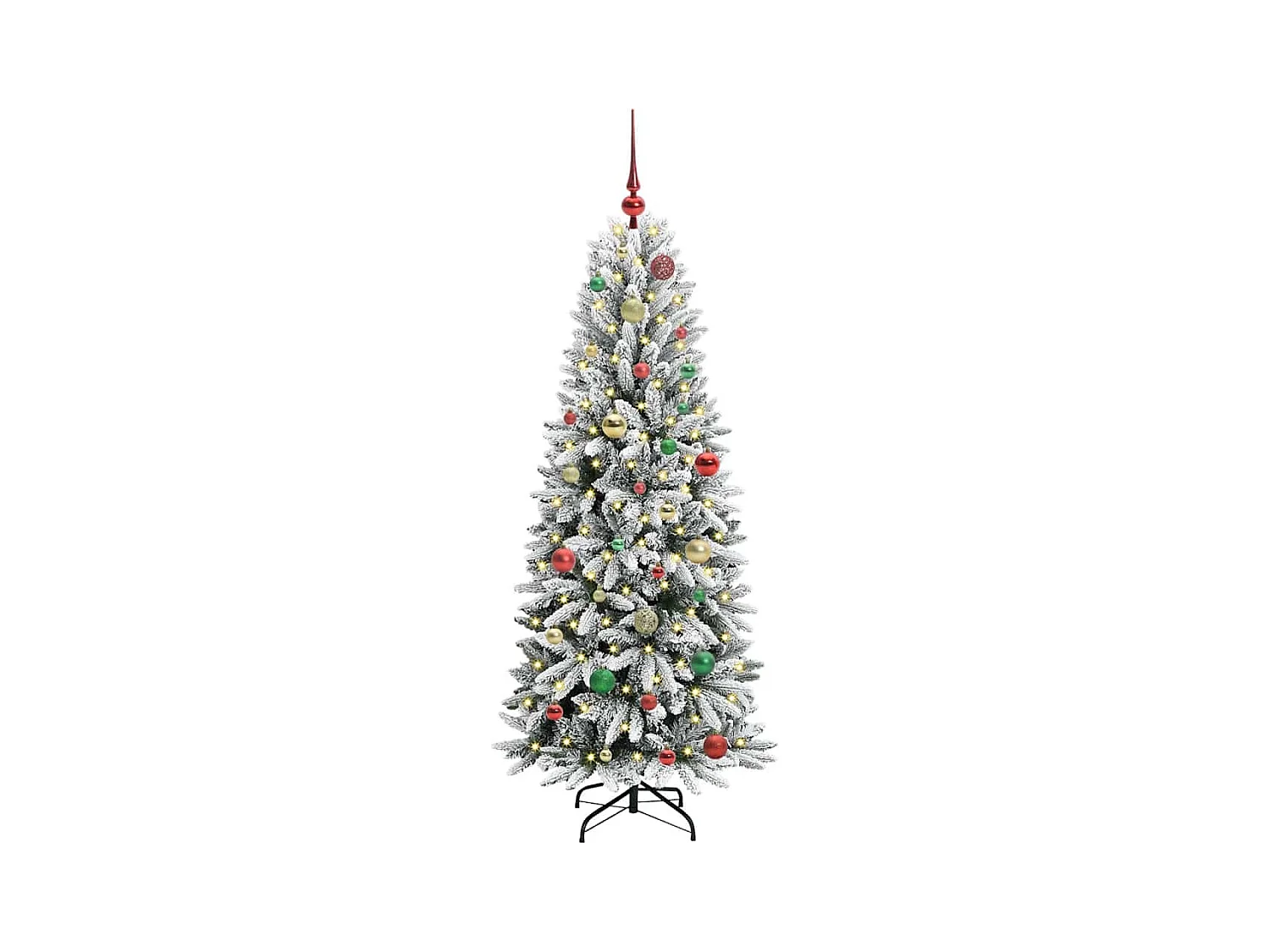Árbol de Navidad artificial con 150 LED 63 x 63 x 150 cm