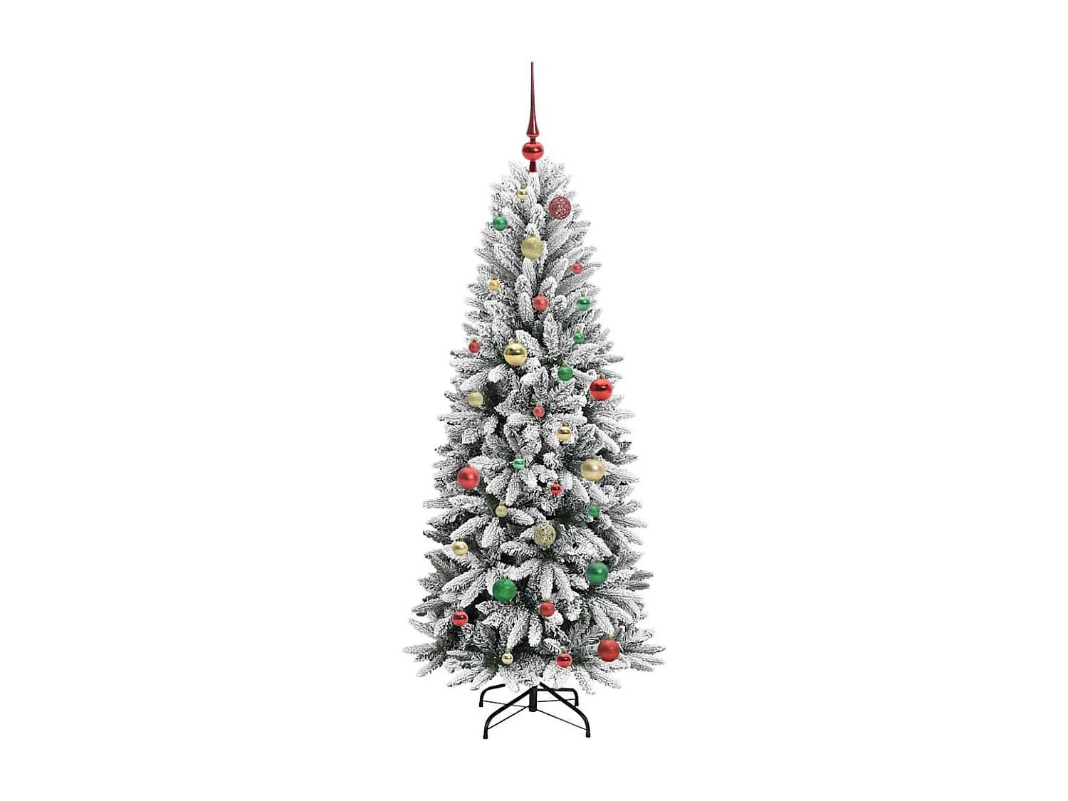 Sapin de Noël artificiel avec 150 LED Blanc 63 x 63 x 150 cm