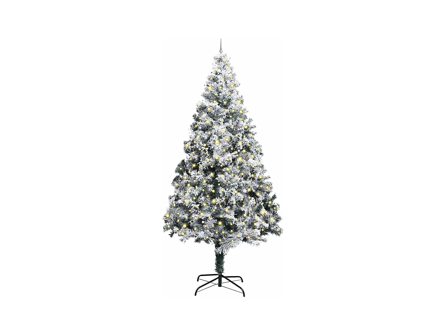 Arbre de Noël artificiel pré-éclairé avec ensemble de boules