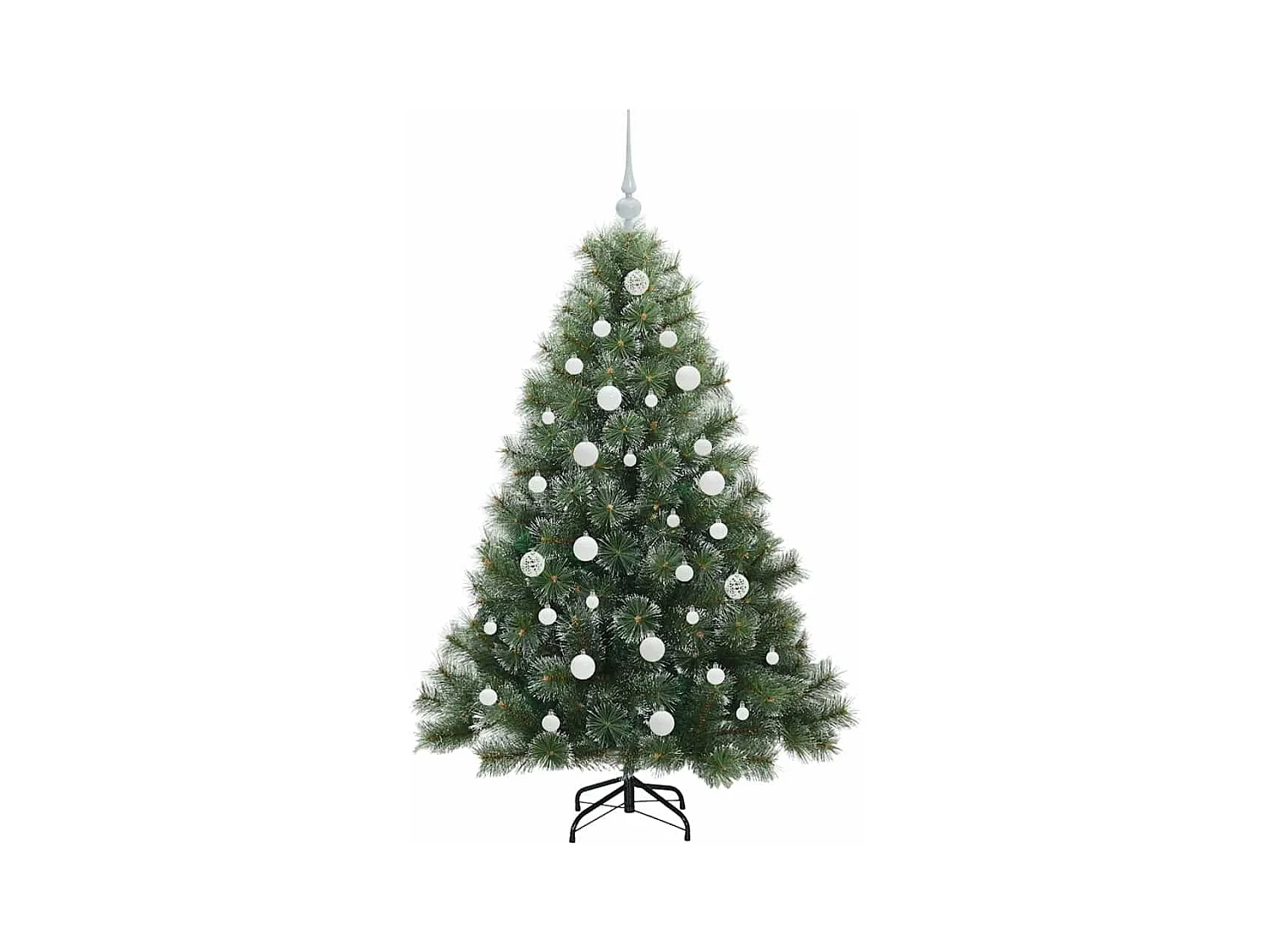 Árbol de Navidad artificial con 150 LED Verde 150 cm PE y PVC