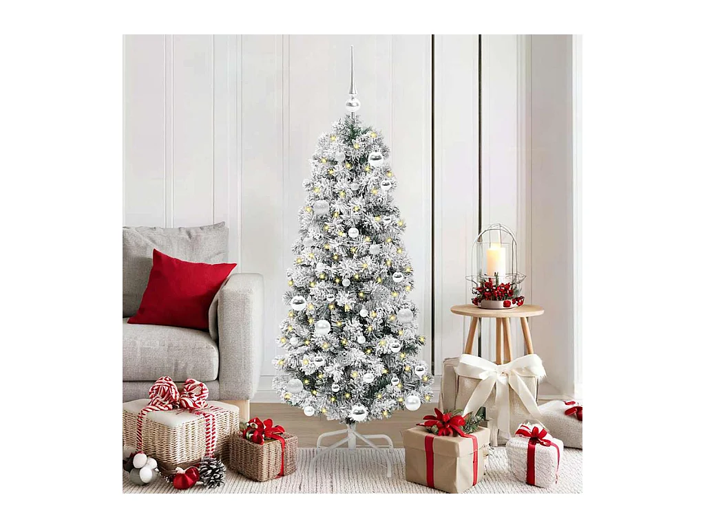 Árbol de Navidad artificial con ramas articuladas 150 cm PVC