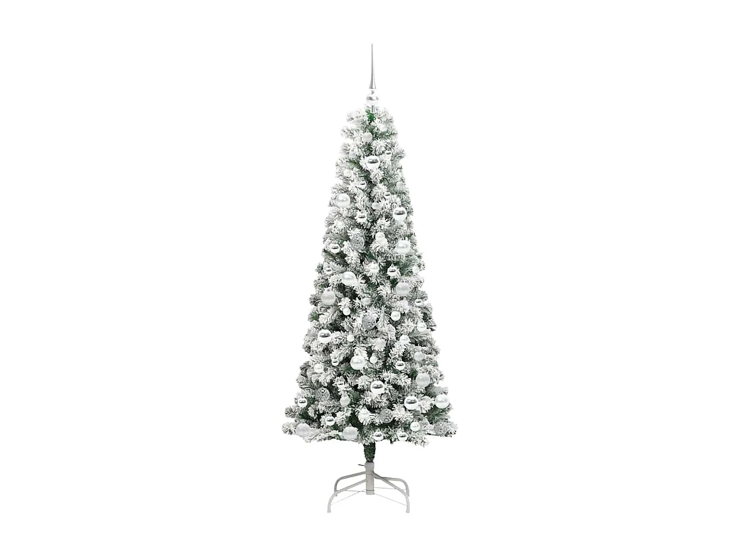 Árbol de Navidad artificial con ramas articuladas 180 cm PVC
