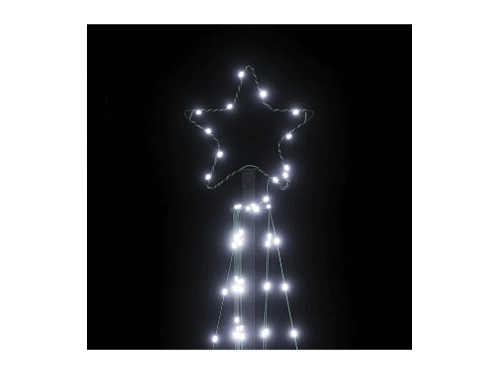 LED-kerstboom 339 LEDs koud wit 182 cm