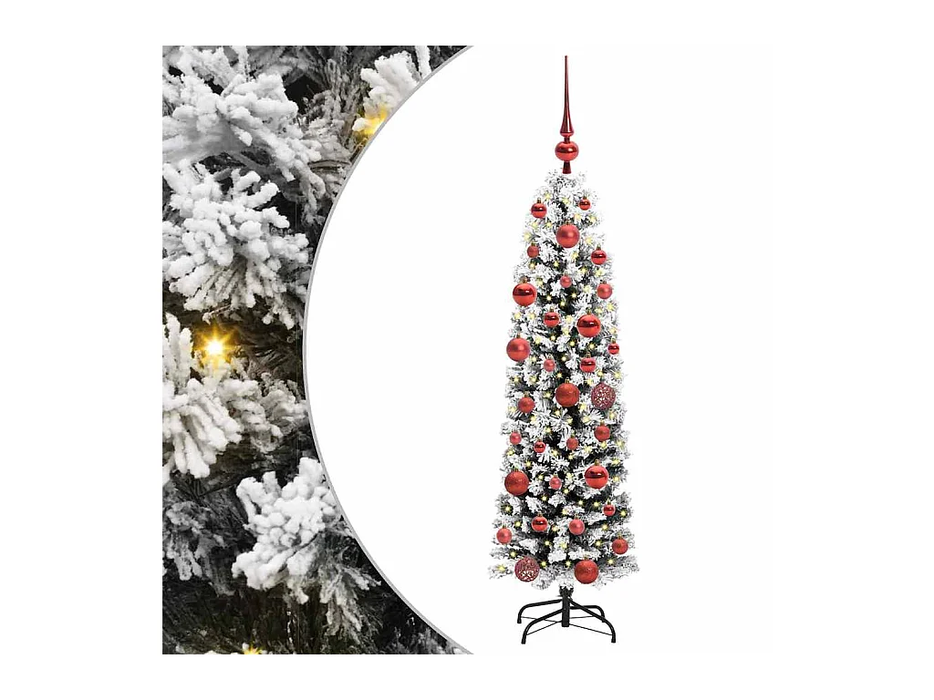 Sapin de Noël artificiel Vert 150 cm PVC et acier et plastique