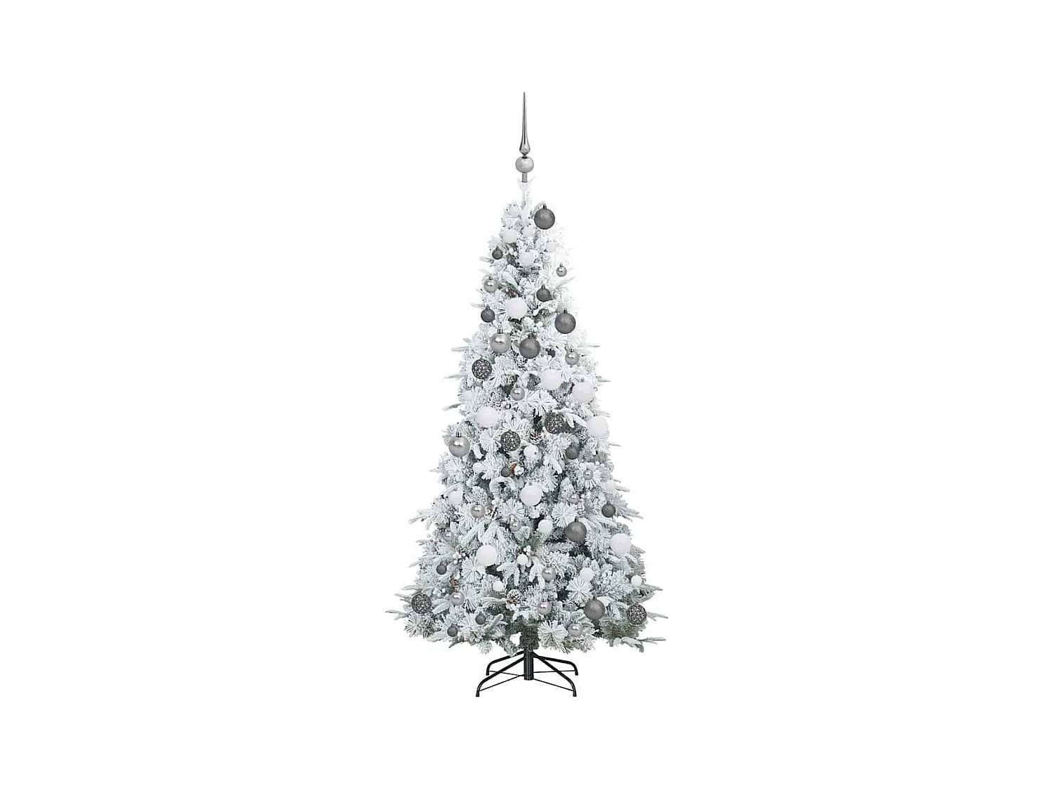 Kunstmatige Hinged Kerstboom met 300 LED Groen 180 cm PE en PVC