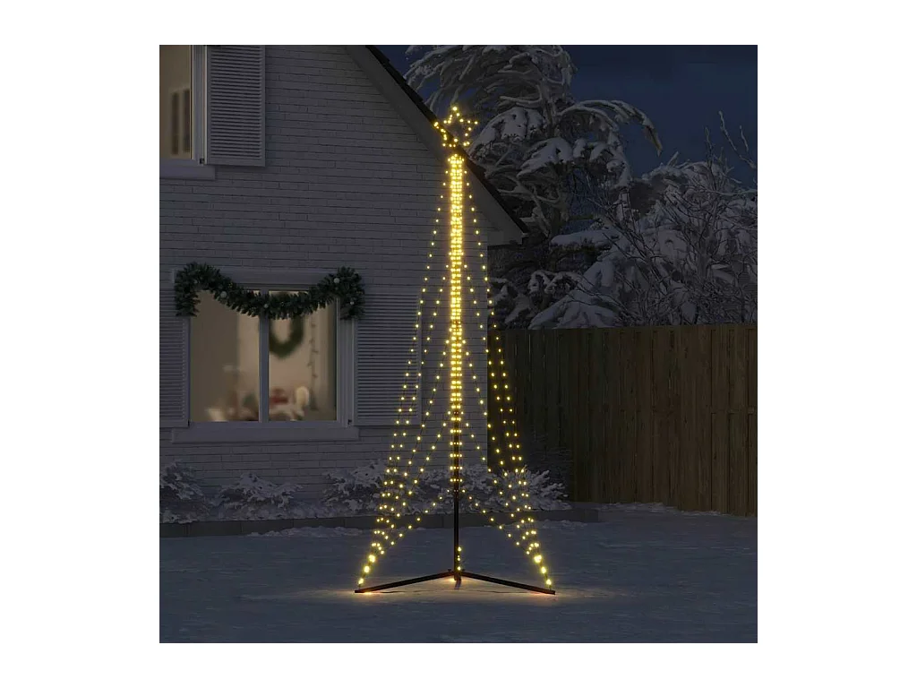 LED-kerstboom 525 LEDs warm wit 302 cm