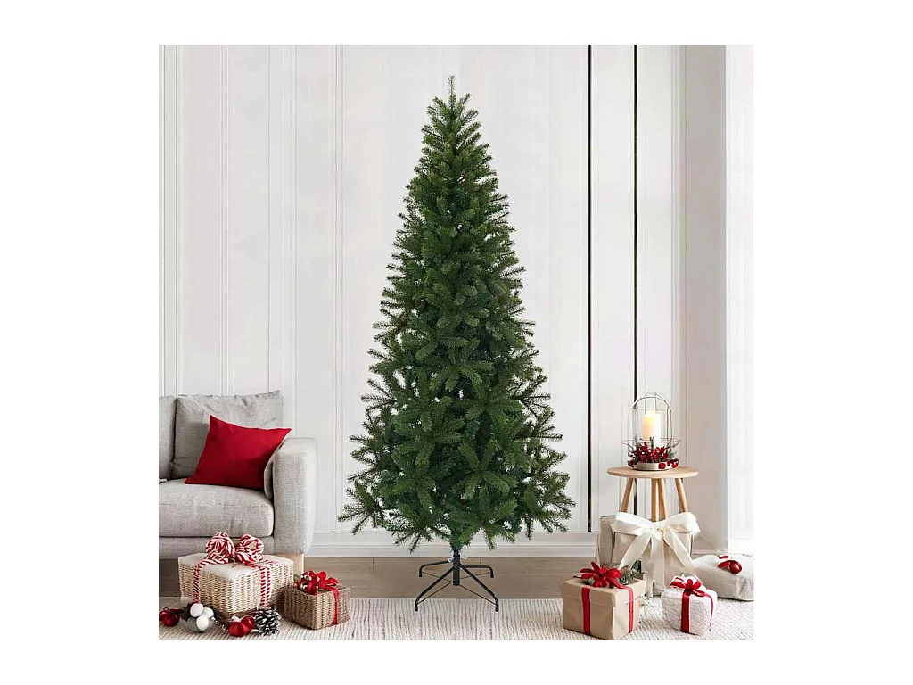 Árbol de Navidad artificial Verde 240 cm PVC, PE y acero