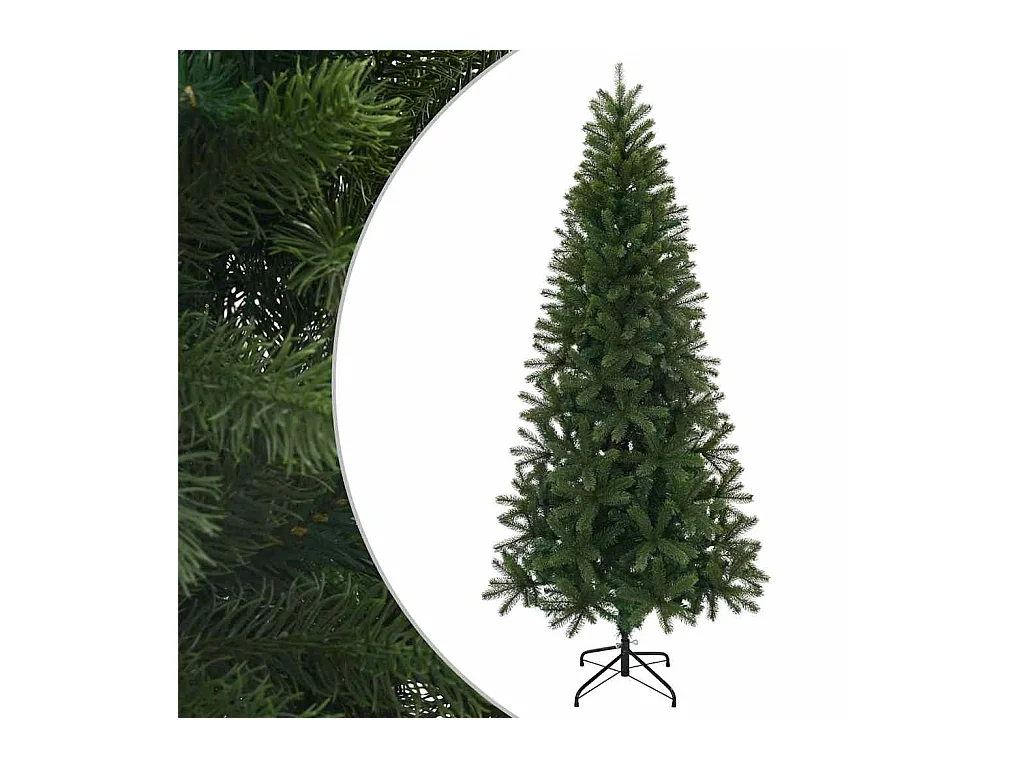 Árbol de Navidad artificial Verde 240 cm PVC, PE y acero