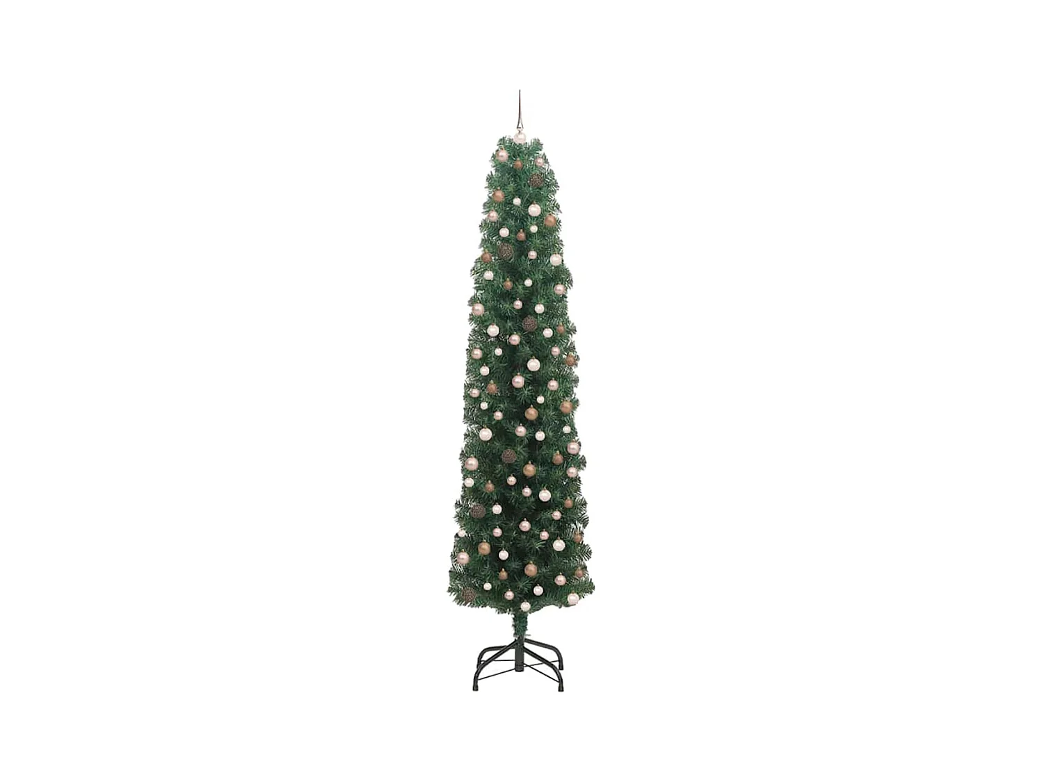 Sapin de Noël artificiel Vert 240 cm PVC et acier et plastique
