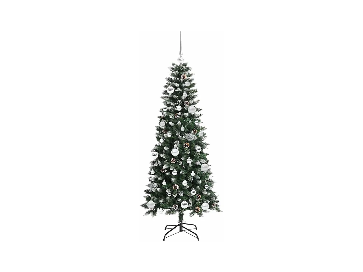 Árbol de Navidad artificial con 150 LED Verde 66 x 66 x 150 cm