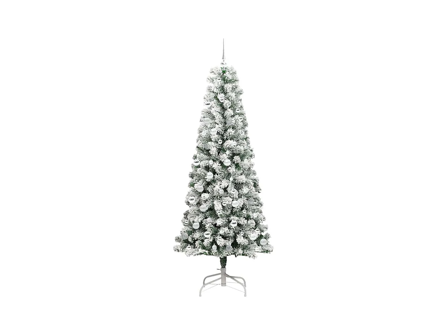Árbol de Navidad artificial con ramas articuladas 210 cm PVC