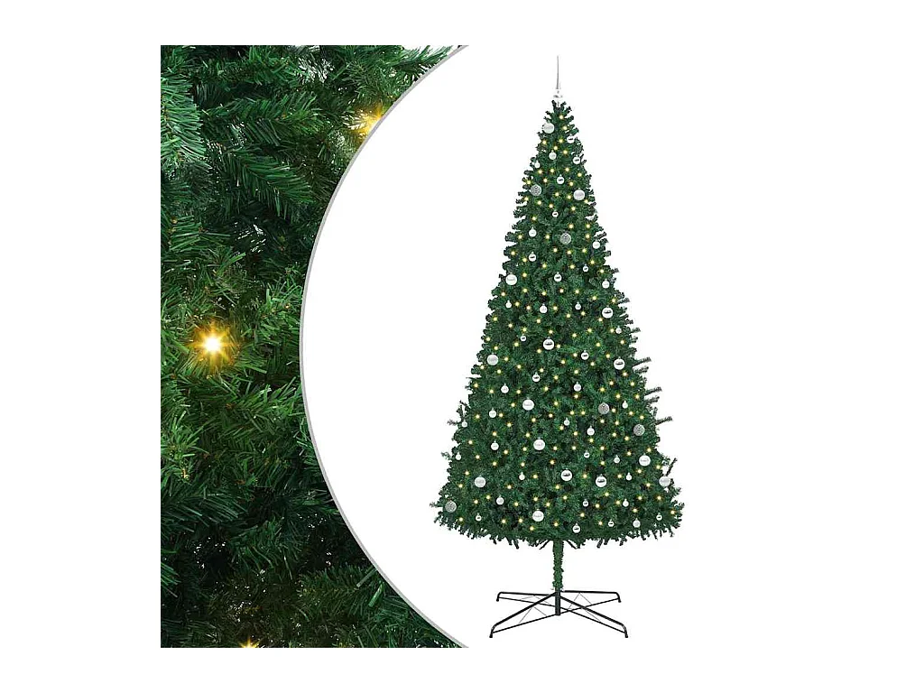 Sapin de Noël Vert 400 cm PVC