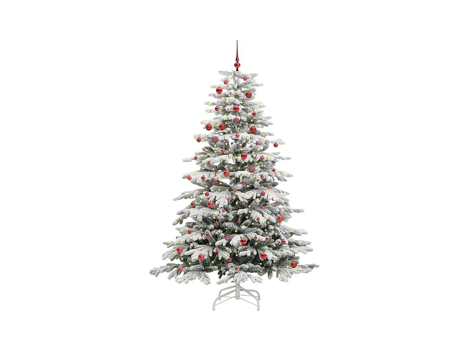 Árbol de Navidad artificial con ramas articuladas 210 cm