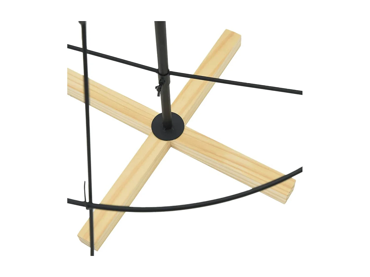 Arbre en cône de Noël avec support Noir 150 cm Acier