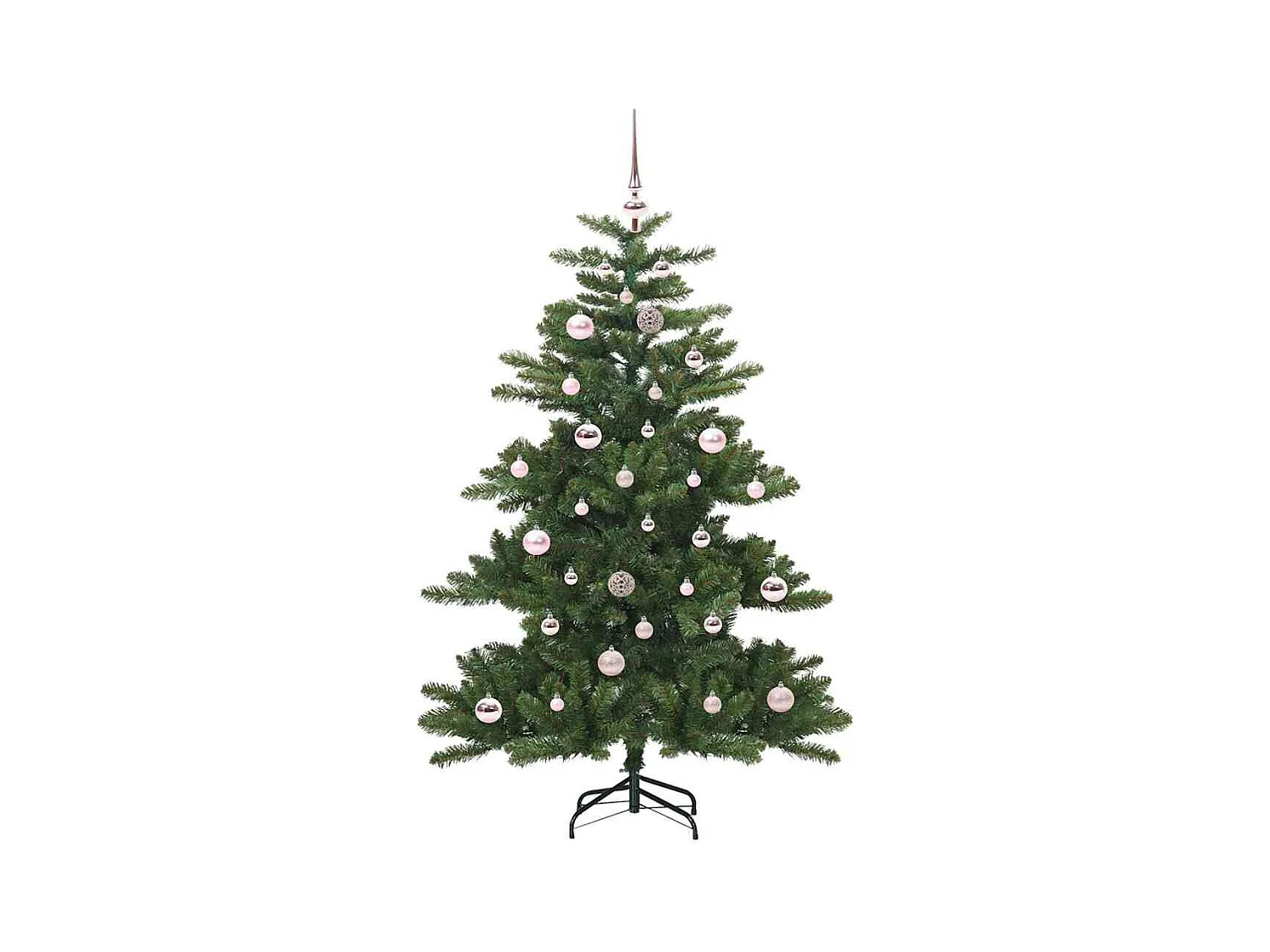 Árbol de Navidad artificial con ramas articuladas 150 cm PVC