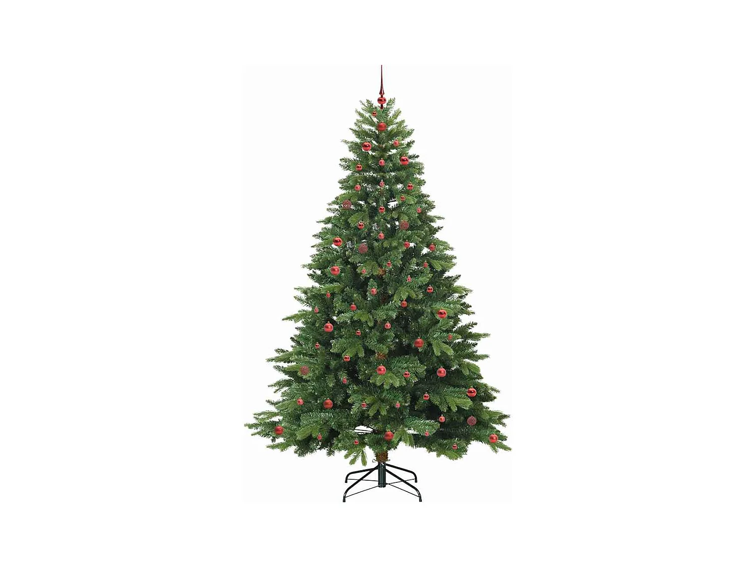 Sapin de Noël artificiel avec 300 LED Vert 240 cm PE et PVC