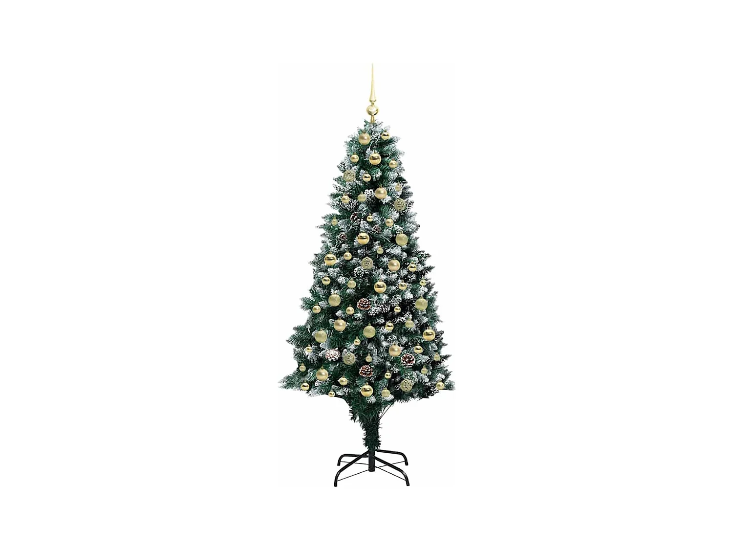 Sapin de Noël artificiel Vert 180 cm PVC, Acier et Plastique
