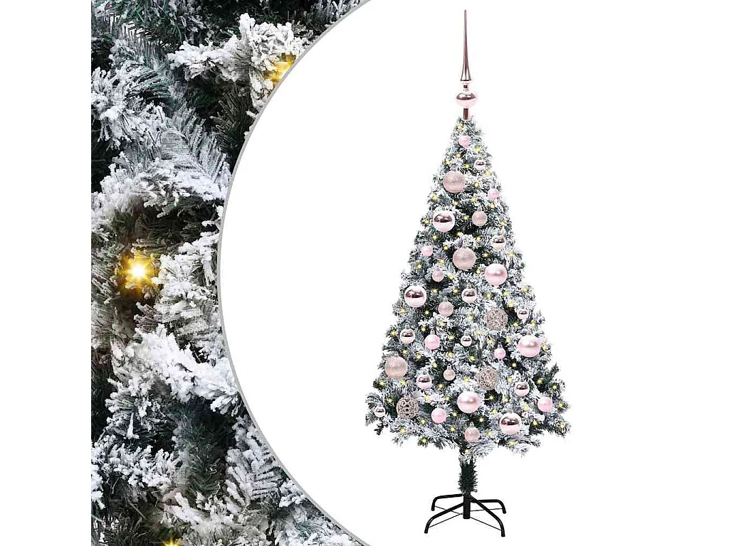 Sapin de Noël artificiel Vert 120 cm PVC, Acier et Plastique