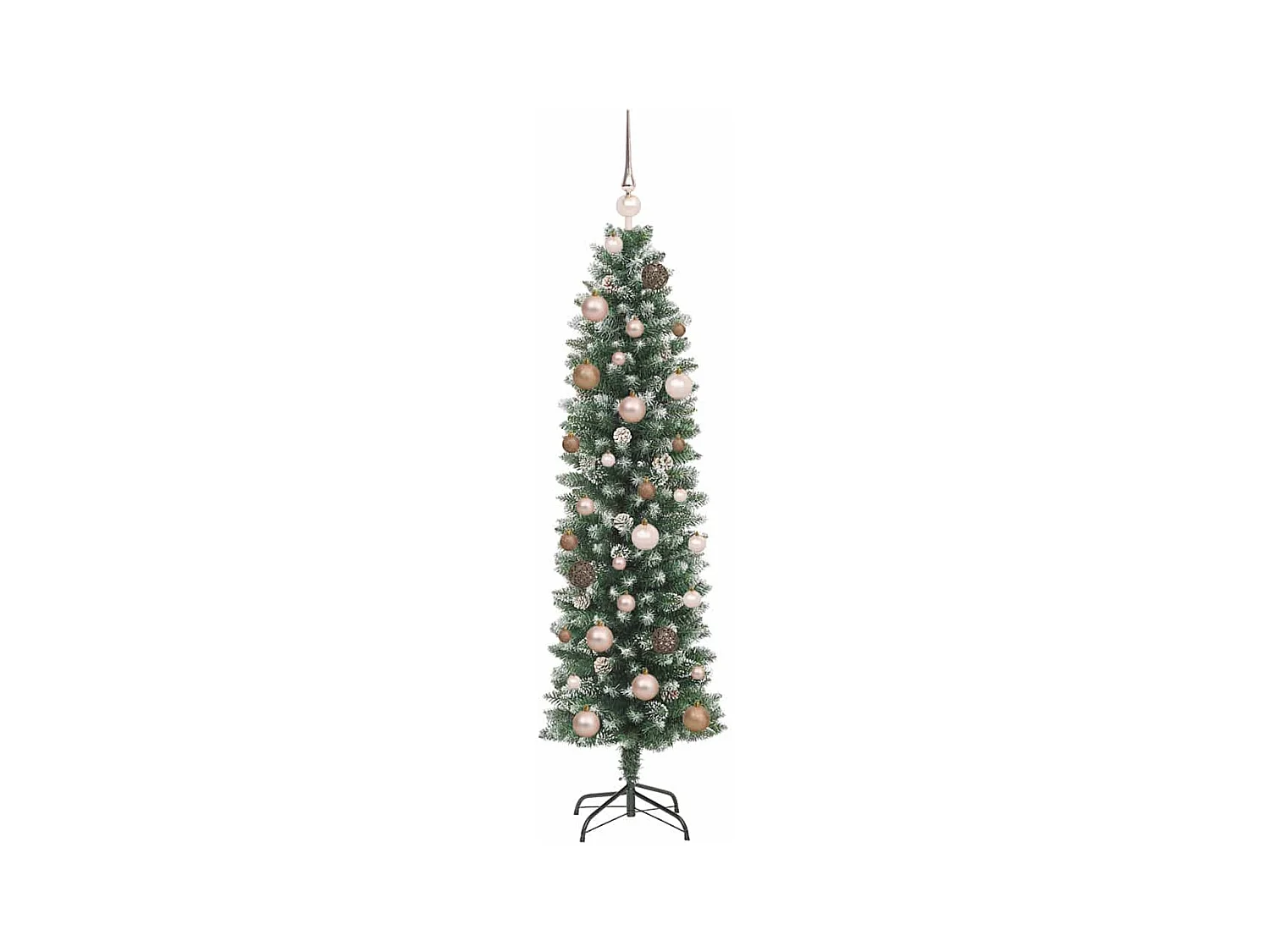 Arbre de Noël artificiel slim avec 150 LED Vert 150 cm