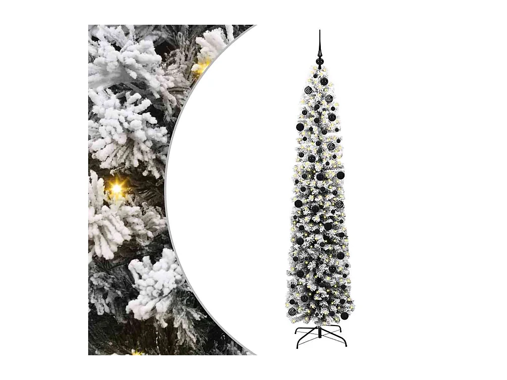 Sapin de Noël artificiel Vert 240 cm PVC et acier et plastique