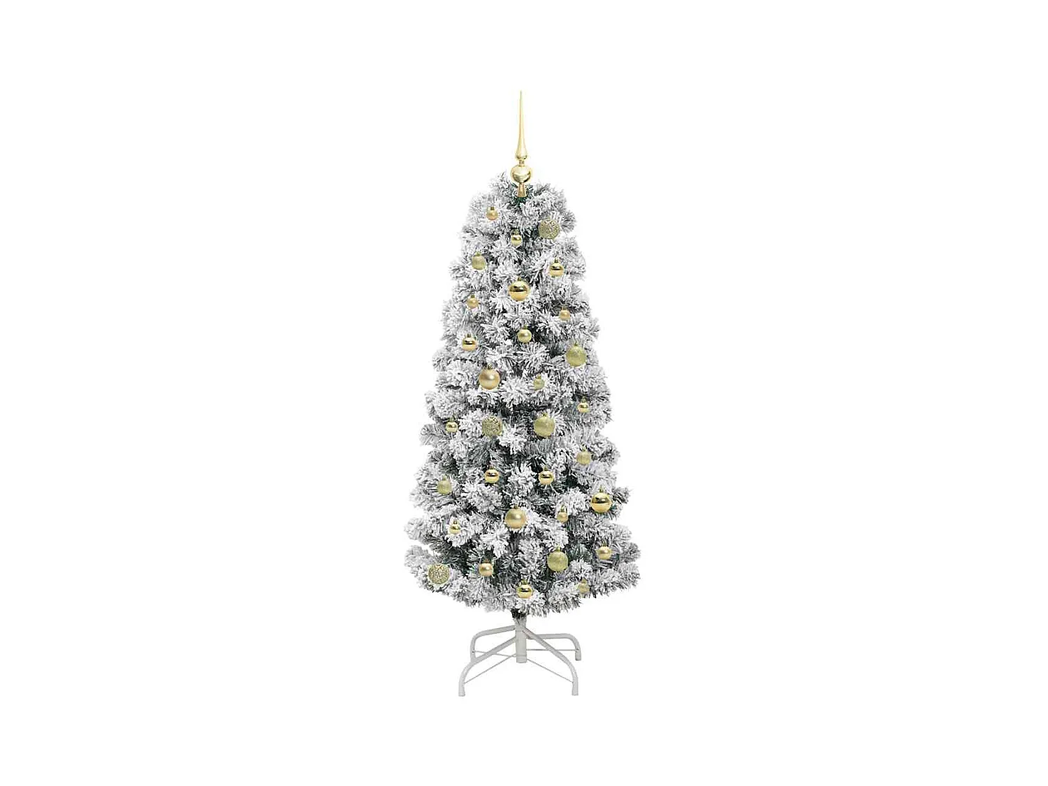 Árbol de Navidad artificial con ramas articuladas 150 cm PVC