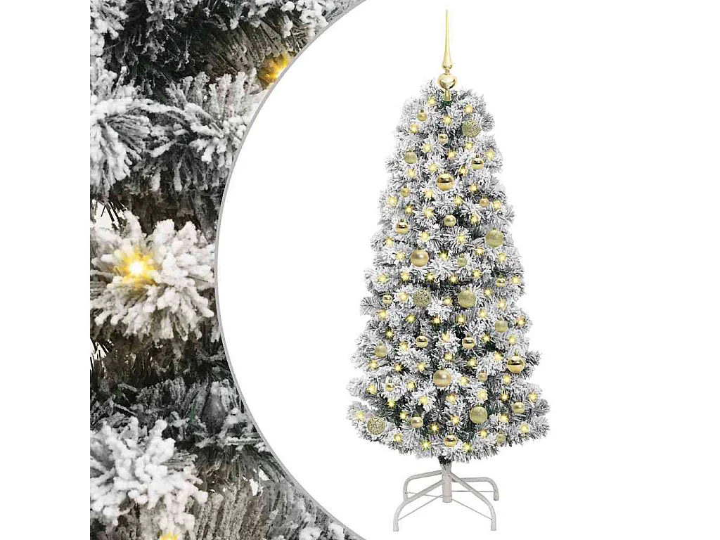 Sapin de Noël Artificiel à Branches Articulées 150 cm PVC