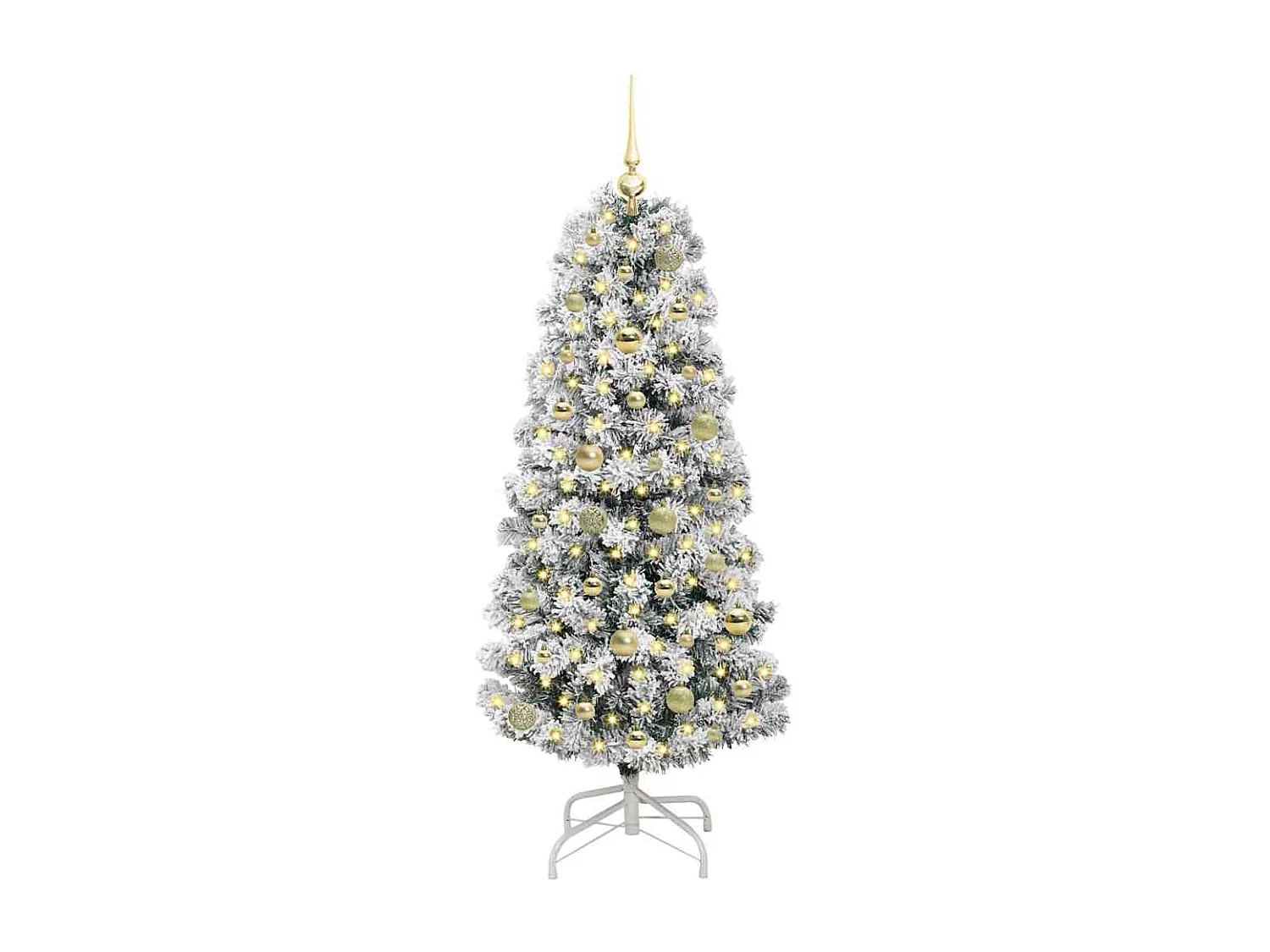 Sapin de Noël Artificiel à Branches Articulées 150 cm PVC