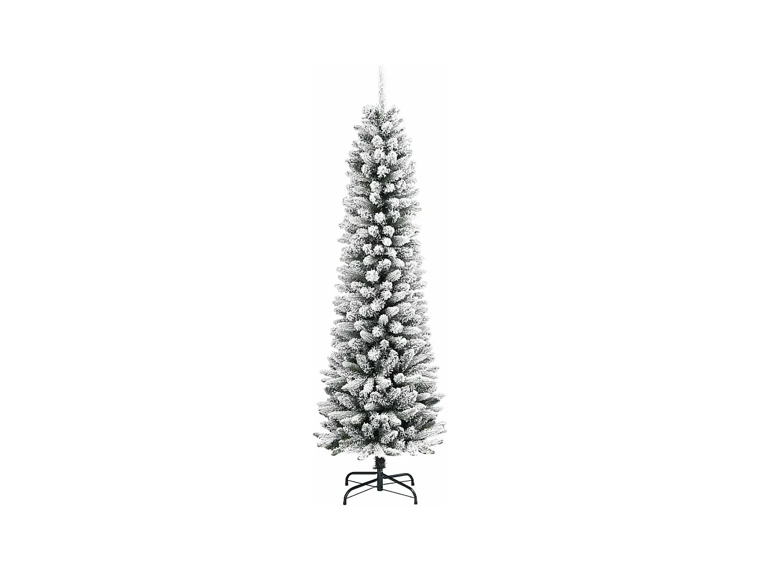 Árvore de Natal Artificial com 150 LEDs Verde e branco 120 cm