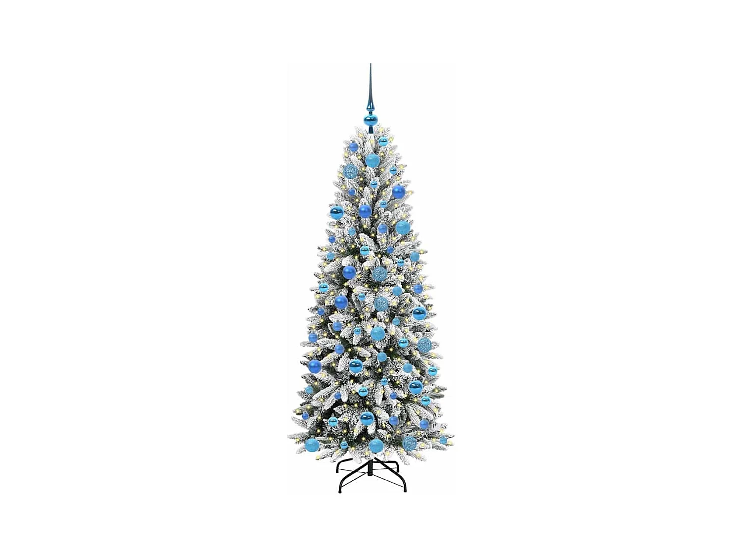 Sapin de Noël artificiel avec 300 LED Blanc 73 x 73 x 180 cm