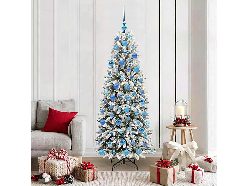 Árbol de Navidad artificial con 300 LED 73 x 73 x 180 cm