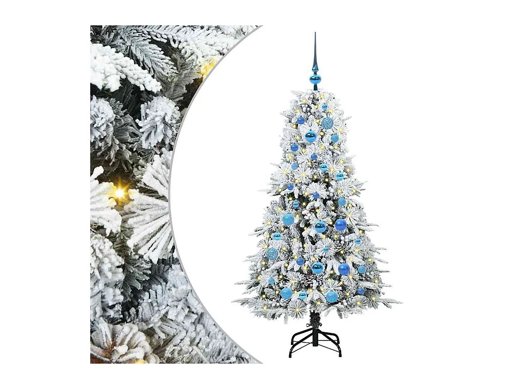 Sapin de Noël Artificiel à Branches Articulées Vert 150 cm