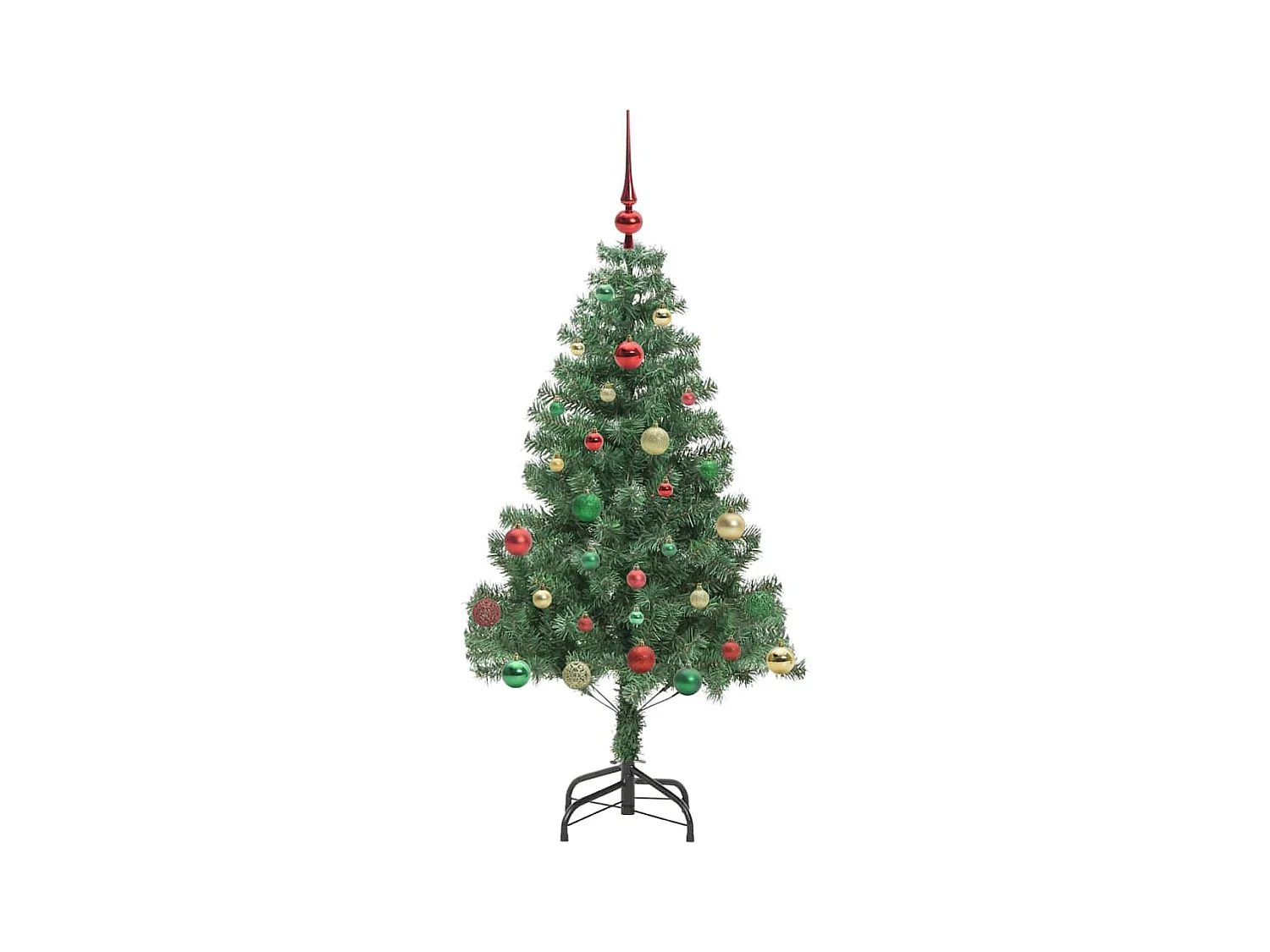 Sapin de Noël avec 150 LED avec support Vert 150 cm PVC