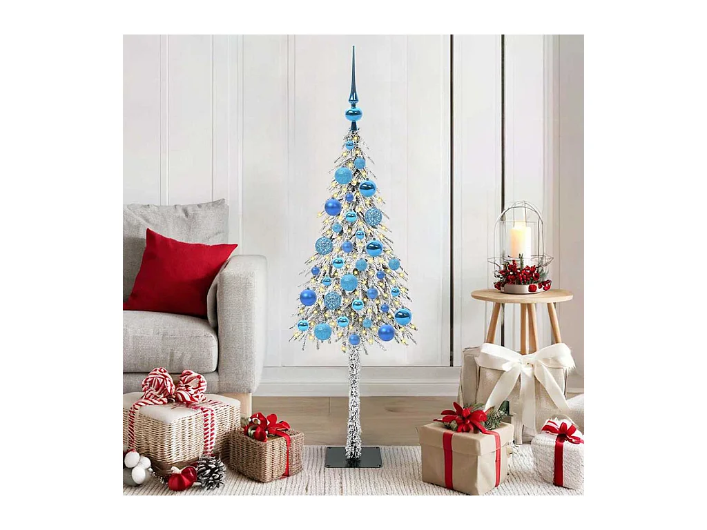 Árbol de Navidad con 150 LED con soporte 120 cm PE y Acero