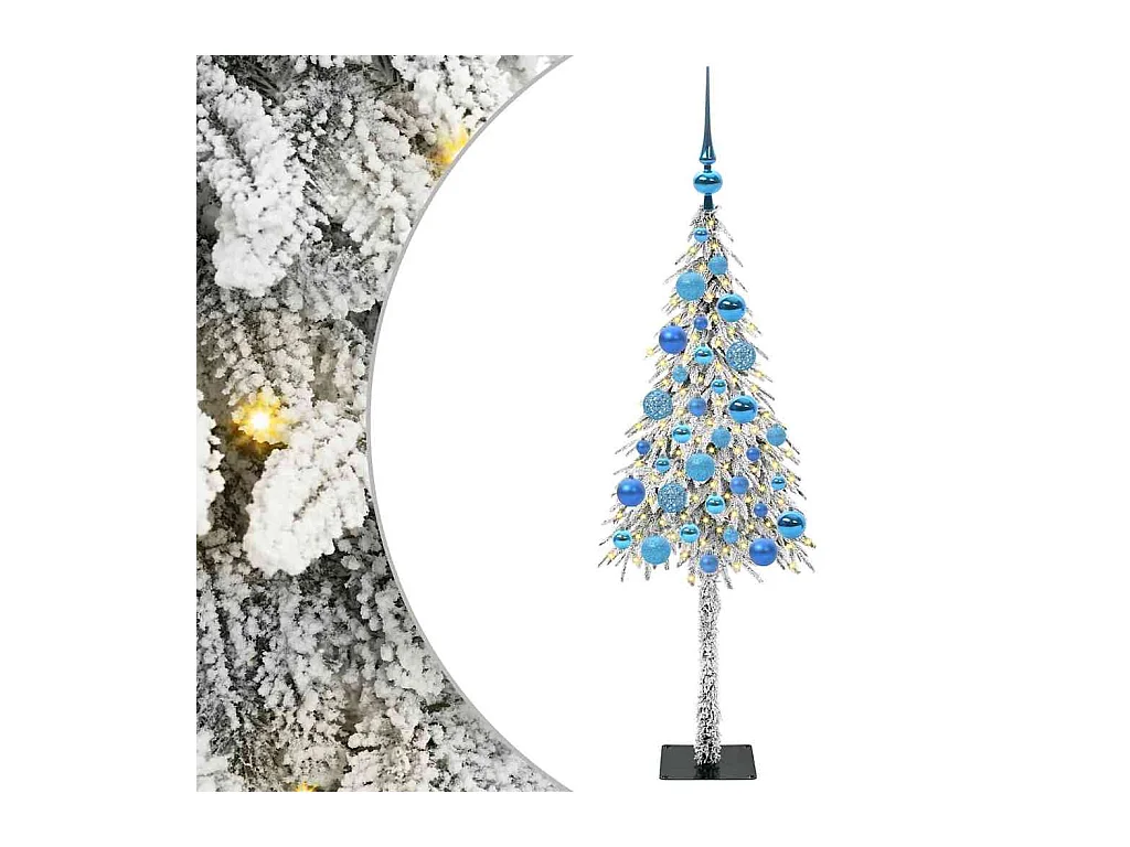 Árbol de Navidad con 150 LED con soporte 120 cm PE y Acero