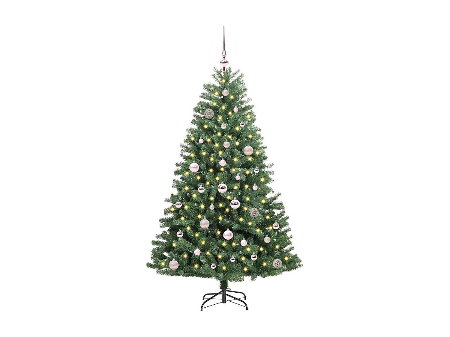 Sapin de Noël Artificiel à Branches Articulées Vert 150 cm