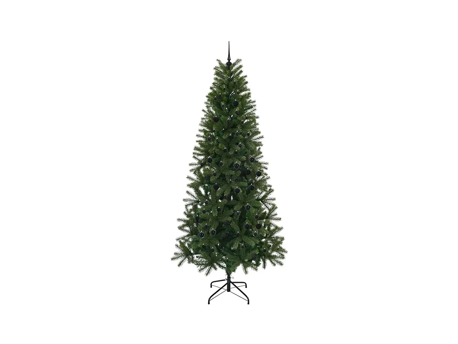 Árbol de Navidad artificial con 300 LED Verde 240 cm PE y PVC