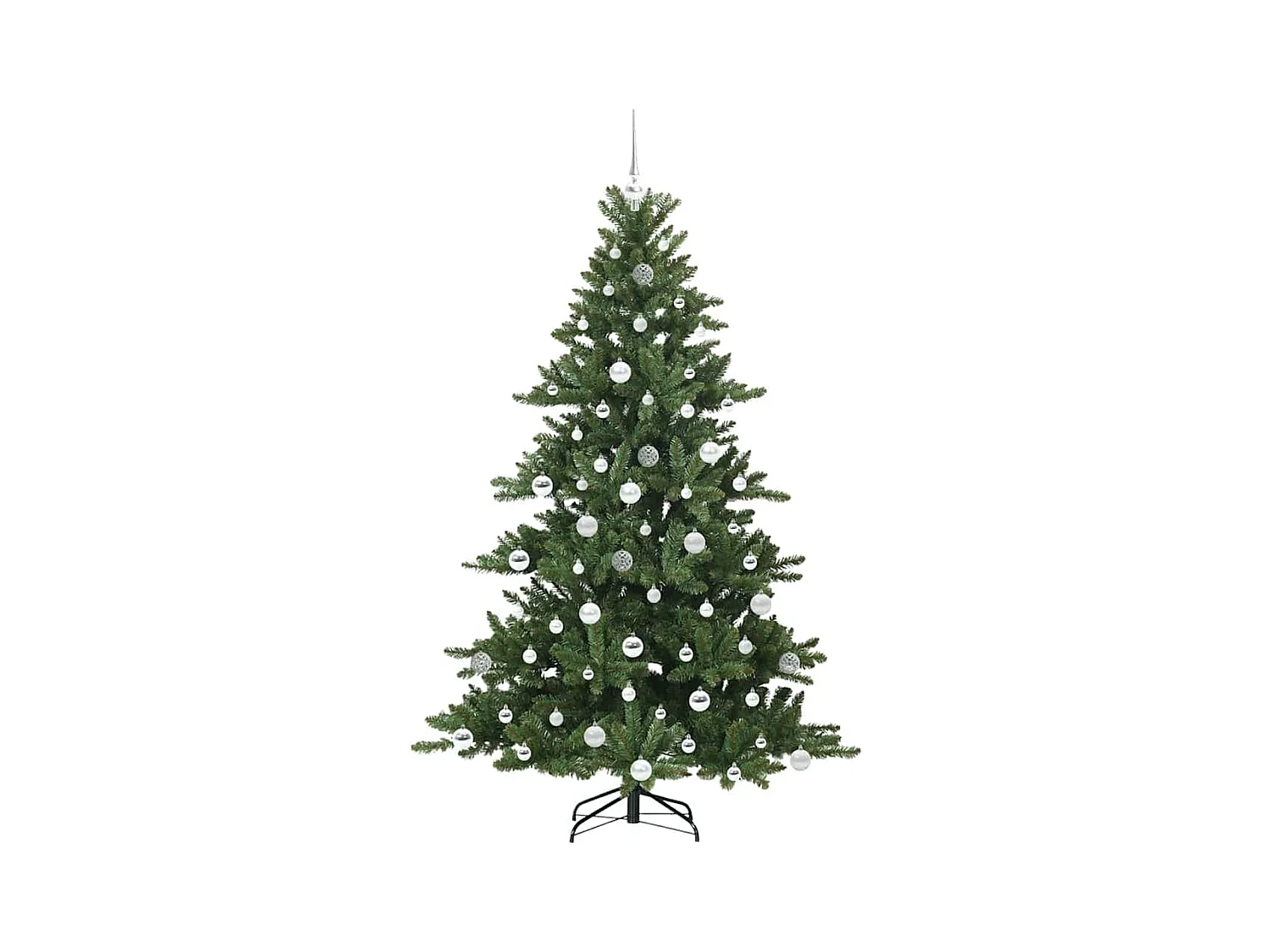 Kunstmatige Hinged Kerstboom met 300 LED 180 cm PVC