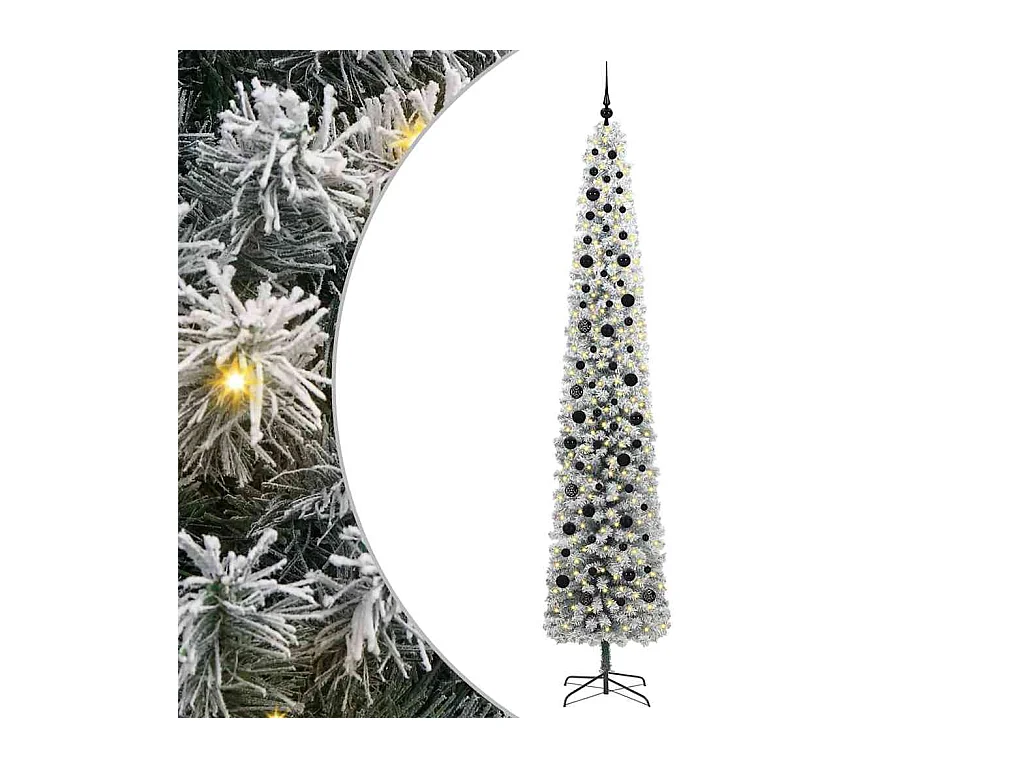 Árvore de Natal Artificial Verde 270 cm PVC e Aço e Plástico