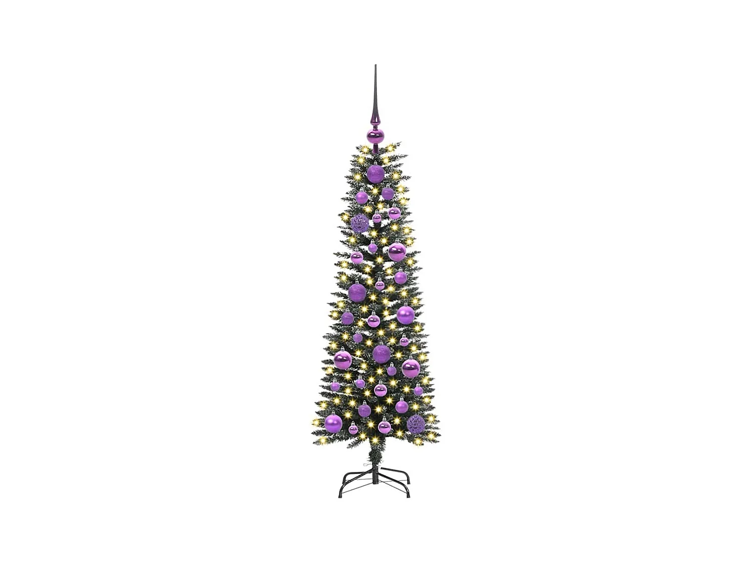 Sapin de Noël artificiel avec 150 LED Vert 40,5 x 40,5 x 120 cm